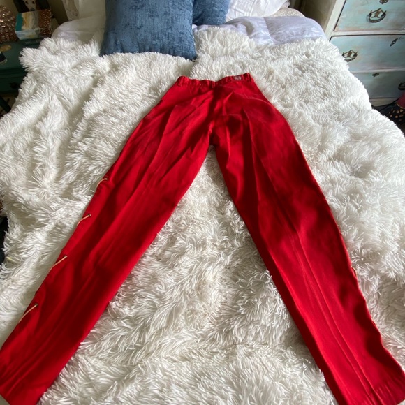 J3 USA Jeans Red with cross ties on side - Picture 7 of 7